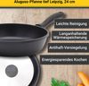 Krüger Bratpfanne Aluguss Pfanne tief LEIPZIG, Aluminiumguss (1-tlg), hochwertige Antihaft-Versiegelung, tiefe Ausführung Bild 3