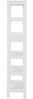 SoBuy BZR14-W Badezimmer-Hochschrank, MDF, Lackiert, Weiß, 30 x 139 x 30 cm Bild 5