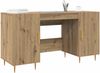 vidaXL Schreibtisch Artisan-Eiche 140 x 50 x 75 cm Holzwerkstoff 879526 Bild 3