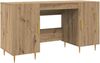 vidaXL Schreibtisch Artisan-Eiche 140 x 50 x 75 cm Holzwerkstoff 879526 Bild 2