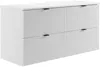 Vente-unique - ZEVINI Bathroom furniture set Holz, Platte Weiß - B 47 cm x H 60 cm x L 120 cm Bild 4