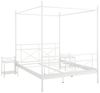 loft24 Himmelbett Tanja, Metallbett im Landhausstil, 160x200 cm Bild 2