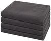Ross Pique 4 tlg. Frottier-Set - 4 X Handtuch (50 X 100cm) - 520 g/m2 - Anthrazit Bild 1