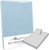 BettwarenShop Boxspring Split Spannbetttuch|180x200 - 200x220 cm| hellblau Bild 2