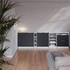 Küchenschrank für Dachschrägen R-Line Anthrazit-Gold 140 cm 2er Set Schrankkorpuss 60 cm Tiefe Vicco Bild 4