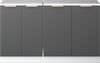Küchenschrank für Dachschrägen R-Line Anthrazit-Gold 140 cm 2er Set Schrankkorpuss 60 cm Tiefe Vicco Bild 3