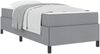 vidaXL Boxspringbett Hellgrau 100 x 200 cm Stoff 3398836 Bild 2