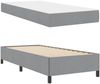 vidaXL Boxspringbett Hellgrau 100 x 200 cm Stoff 3398836 Bild 5
