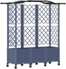 vidaXL Hochbeet mit Rankgitter und Dach Grau 163 x 40 x 144 cm PP 3423110 Bild 2