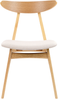 Esszimmerstuhl 2er Set LYNN Holz Helles Beige Bild 5