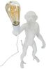 Dmora Tischlampe Piet, Schreibtischleuchte, Büroleuchte, Arbeitslampe, 26x34 h55 cm, Weiß Bild 5