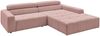 KAWOLA Sofa RENO Ecksofa Feincord rosa Longchair rechts 68 x 217 x 258 cm Bild 2