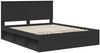 vidaXL Bettrahmen Schwarz 160 x 200 cm Massives Kiefernholz 3410984 Bild 4