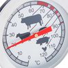 Relaxdays Einstichthermometer, Edelstahl silber, 5,5 x 5,5 x 21 cm Bild 5