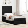 vidaXL Ottoman-Bett mit Matratze Schwarz 100x200 cm Stoff 3313052 Bild 3