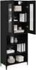 vidaXL Highboard Schwarz Eichen-Optik 69,5 x 34 x 180 cm Holzwerkstoff 3416218 Bild 3