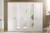 Kleiderschrank LIV'IN Asmara, Holzwerkstoff, Weiß, 261 x 225 x 59 cm Bild 5