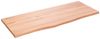 vidaXL Tischplatte Hellbraun 100x40x2 cm Massivholz Eiche Behandelt 3156362 Bild 2