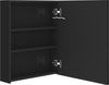 vidaXL LED-Bad-Spiegelschrank Glänzendes Schwarz 50x14x60 cm 326481 Bild 5
