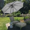 Yaheetech Sonnenschirm ∅ 223/270/294/327 cm, Gartenschirm mit Kurbel, Neigbar, UV Schutz 50+ Bild 2