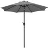 Yaheetech Sonnenschirm ∅ 223/270/294/327 cm, Gartenschirm mit Kurbel, Neigbar, UV Schutz 50+ Bild 4