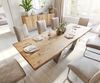 Esstisch Edge 260x100 Akazie Natur Spider Flachstahl Edelstahl Live-Edge Bild 4