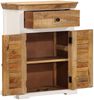 vidaXL Sideboard Weiß und Braun 55x30x73 cm Massivholz Mango 4009374 Bild 5