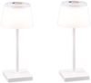 2er SET Outdoor Akku Tischleuchten Weiß, RGB & Weißtöne dimmbar H: 30cm Bild 2