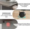 GarveeMore Esstisch Klappbarer mit 2 Ablagefächern,ausziehbarer,für kleine Räume, vielseitiger Klapptisch für Küche und Büro,Schreibtisch,Esszimmermöbel Bild 4
