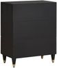 vidaXL Sideboard Schwarz 60 x 33 x 75 cm Massivholz Mango 4018811 Bild 5