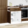 vidaXL Küchen-Unterschrank Lucca Braun Eichen-Optik Holzwerkstoff 853734 Bild 3