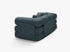 Micadoni Sofa Dreamy 3-Sitzer Strukturierter Stoff Liberty Dunkel Petrol Bild 4