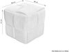 byLIVING Pouf URBAN/Cord dunkelgrün/Bodenkissen/Hocker/Sitzhocker/B 40, H 40, T 40 cm Bild 3
