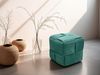 byLIVING Pouf URBAN/Cord dunkelgrün/Bodenkissen/Hocker/Sitzhocker/B 40, H 40, T 40 cm Bild 2