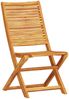 vidaXL Garten Essgruppe 5 pcs Braun Massivholz Akazie 3375700 Bild 5