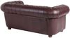 Sofa 2-Sitzer Kalea Bezug Wischleder Buche nussbaum dunkel / rot 21374 Bild 4