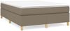 Boxspringbett Taupe 140x190 cm Stoff [3120957] Bild 2