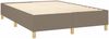 Boxspringbett Taupe 140x190 cm Stoff [3120957] Bild 4