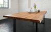 Esstisch Baumkante massiv Akazie natur 280 x 100 schwarz LIAM 68921741 Bild 5
