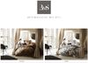 Mako Satin Bettwäsche Leopard weiß 155x200 + 80x80 Bild 3
