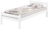 Weißes Einzelbett Buche massiv 80x200 Bettgestell Bild 1