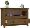 vidaXL TV-Schrank Honigbraun 79x35x52 cm Massivholz Kiefer 821500 Bild 5