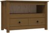 vidaXL TV-Schrank Honigbraun 79x35x52 cm Massivholz Kiefer 821500 Bild 2