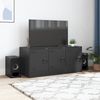 vidaXL TV-Schrank Schwarz 99x39x44 cm Stahl 841643 Bild 3