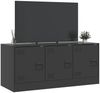 vidaXL TV-Schrank Schwarz 99x39x44 cm Stahl 841643 Bild 5