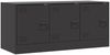 vidaXL TV-Schrank Schwarz 99x39x44 cm Stahl 841643 Bild 2