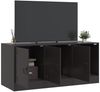 vidaXL TV-Schrank Schwarz 99x39x44 cm Stahl 841643 Bild 4