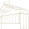 vidaXL Gartenbank 122 cm Eisen Antik Weiß 45434 Bild 4