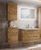 Waschbeckenunterschrank FERMO Gold Eiche inkl. Waschtisch 80cm Bild 3