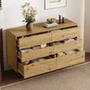 Sideboard, Breite 120cm, Wohnzimmerschrank, Mehrzweckschrank, Schubkastenkommode, Küchenschrank, Aufbewahrungsschrank Bild 4